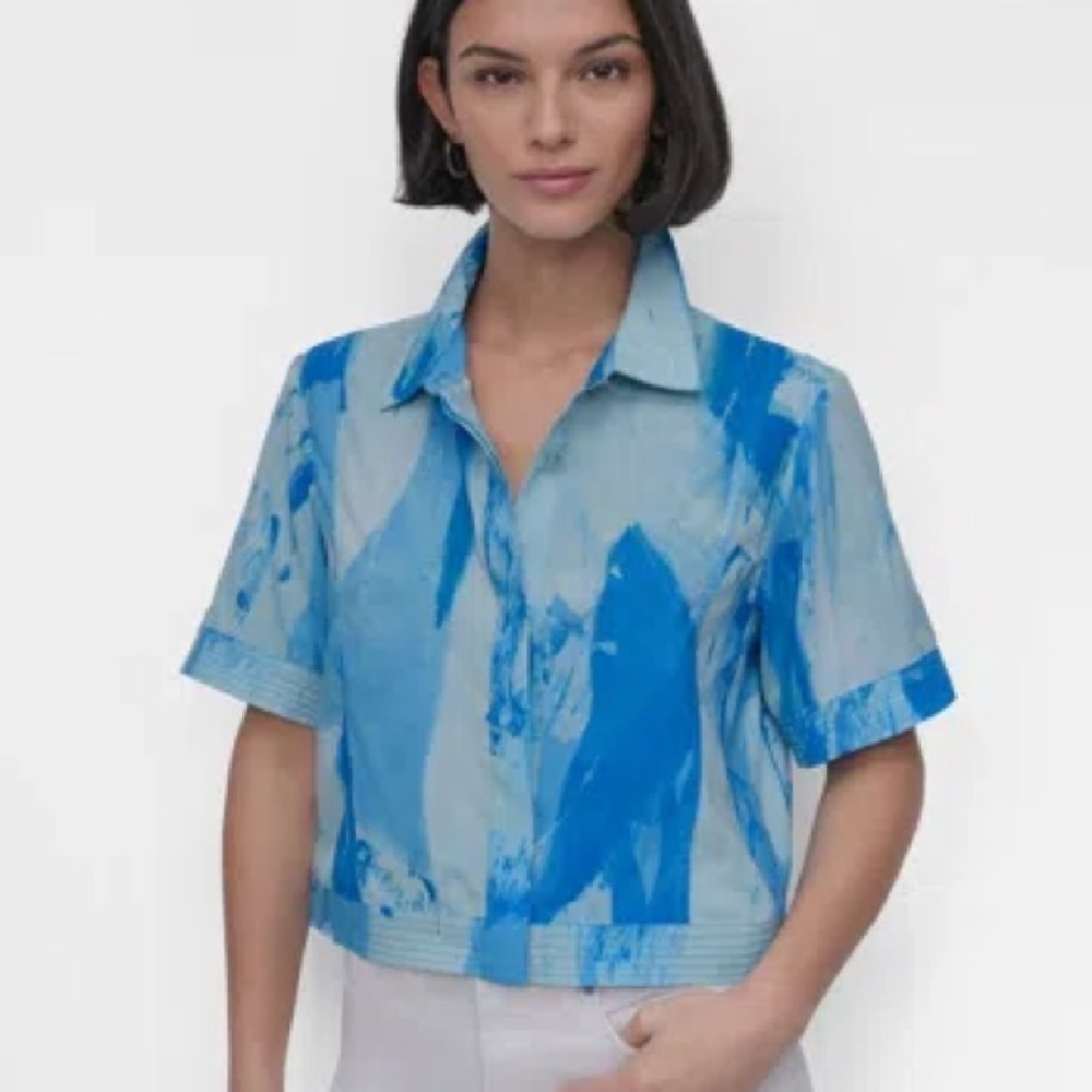 DKNY
Women's Printed Camp Shirt